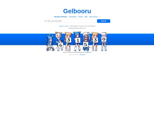 A Review Screenshot of Gelbooru