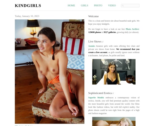 A Review Screenshot of KindGirls