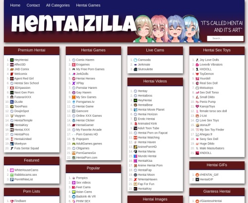 Review screenshot Hentaizilla.com