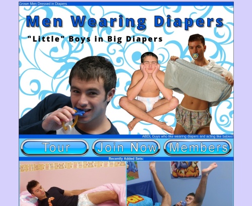 Review screenshot menwearingdiapers.com