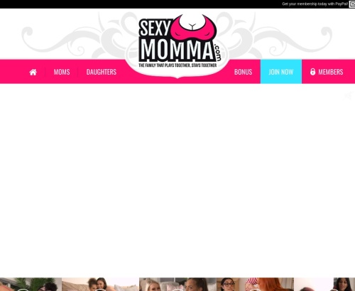 Review screenshot sexymomma.com