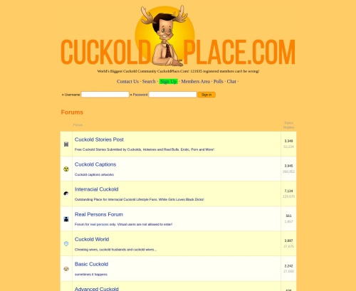 A Review Screenshot of Cuckoldplace