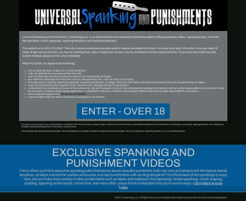 Review screenshot uspanking.com