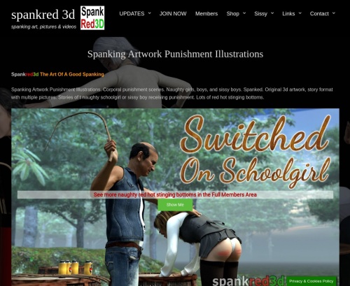 Review screenshot spankred3d.com