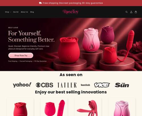 Review screenshot rosetoy.net